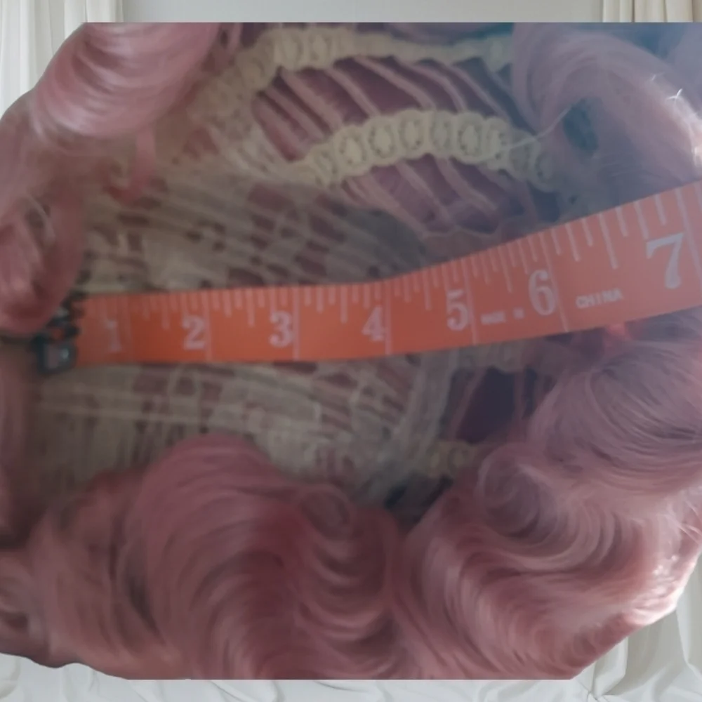 Pink Synthetic Y2K Barbiecore Short Wig